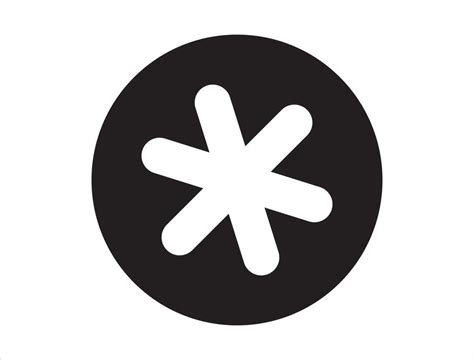 asterisk logo vector art icons  graphics