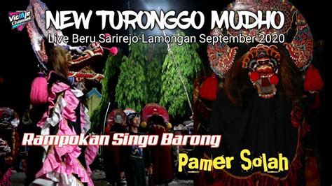 Rampokan Singo Barong New Turonggo Mudho Live Beru Sarirejo