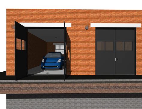 Готовый проект двухэтажного гаража (2)
