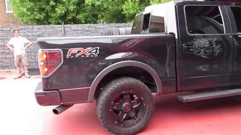 Hillyard Rim Lions 2014 Ford F150 Fx4 With 20 Inch Matte Black Off Road Rims And Tires Youtube