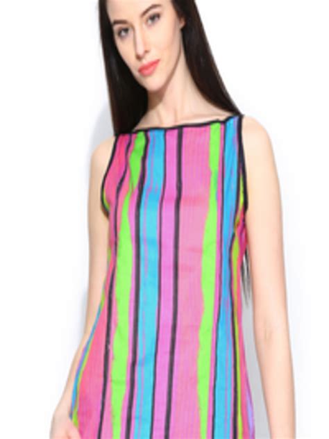 Buy Shree Multicoloured Striped Top Tops For Women 760370 Myntra