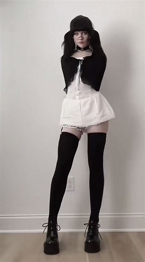 nora fawn (@norafawn) | High socks outfits, Edgy outfits, Dark outfits