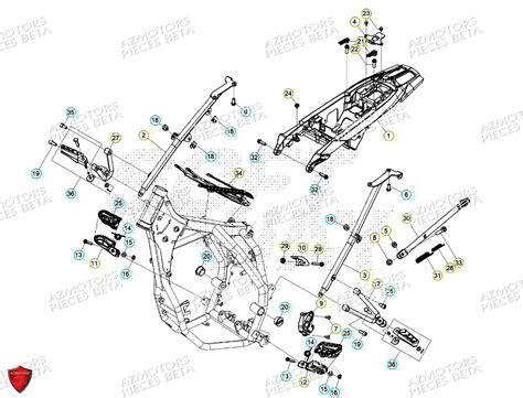 Accessoires Du Chassis Pièces Beta Neuves Pièces Beta Motard Rr 125 4t T 2024 Pièces Détachées