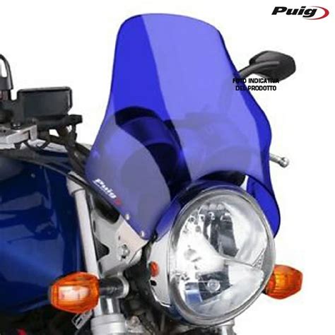 Puig Cupolino Naked Touring Fume Scuro Blu Per Suzuki Sv Eur Picclick Fr