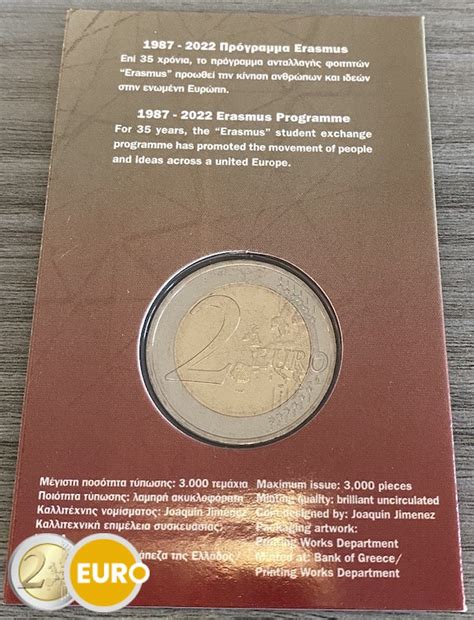 Euro Griechenland Erasmus Stgl Coincard Eurogedenkmunzen De