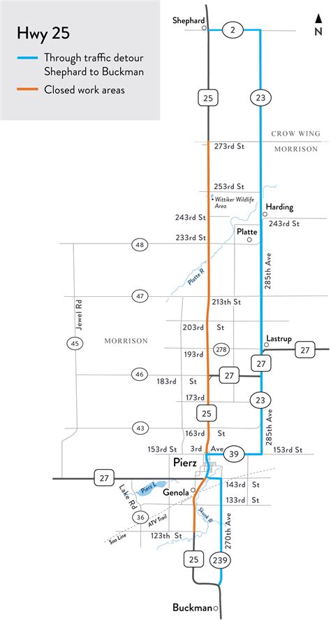 Hwy 25 and Co. Rd. 48 intersection hard closure