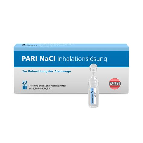 PARI NaCl 0 9 Inhalationslösung PARI