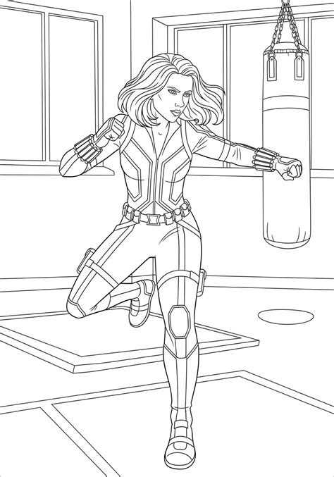 designs black widow coloring pages  printable pdfs