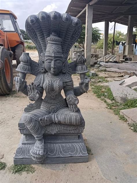 4 Feet Black Stone Karumari Amman Statue Temple At Rs 80000 In Hosur