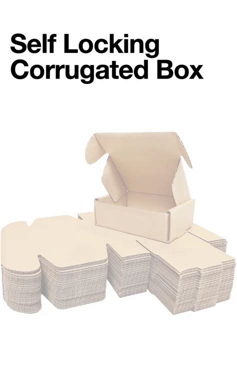 single wall  ply  locking corrugated box