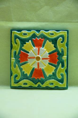 Гвоздика - плитка изразцы - интернет-магазин