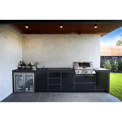 Hot Selling Outdoor Kitchen Cabinets - Black Stainless Steel
