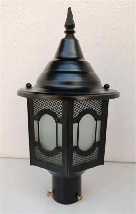 LED Black Metal Glass Modi Gate Light For Outdoor Aluminium At Rs