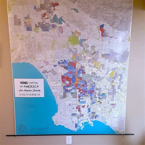 Compton Crips And Bloods Map