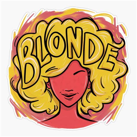 Onim Blonde Design Frank Ocean Design Sticker Phone Decal Water Bottle Stickers Car Decals