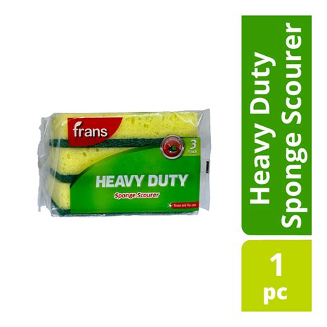 Frans Heavy Duty Sponge Scourer Ntuc Fairprice