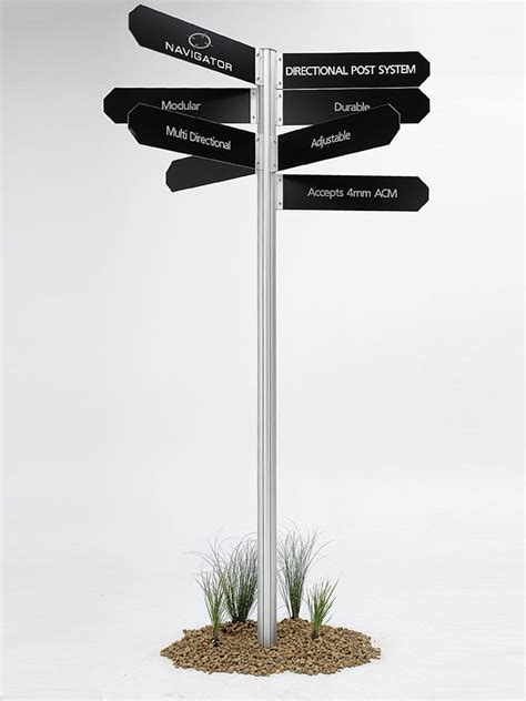 Navigator Multi Directional Signage System Directional And Wayfinding