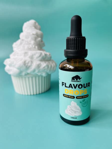 Ароматизатор пищевой, жидкий без сахара PRIMEKRAFT Flavour Drops Сливки ...