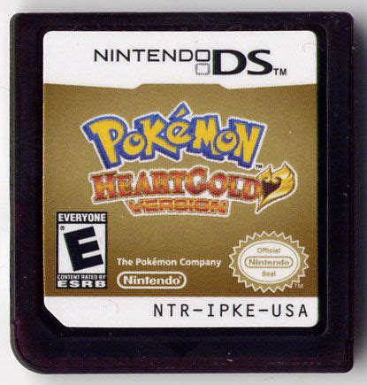 Pok Mon Heartgold Version Cover Or Packaging Material Mobygames