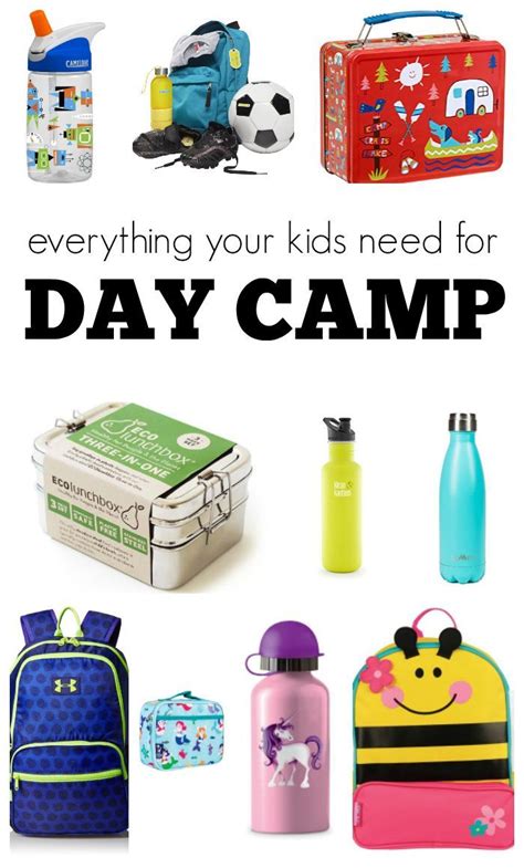 Must Haves For Summer Day Camp Summer Camps For Kids Summer Day Camp