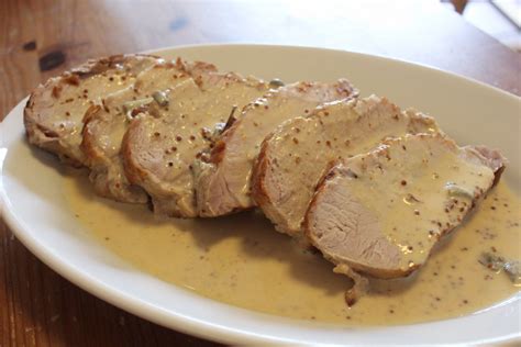 Rôti de porc à la sauce moutarde facile à cuisiner mesdelices fr