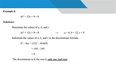 Nature Of The Roots And Sum And Product Of The Roots Of A Quadratic