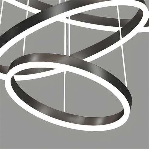 Rings Hanging Ceiling Light Nordic Metal Led Chandelier Light Fixture