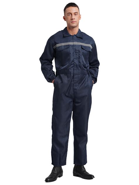 Doomiva Men's Work Overalls One Piece Mechanics Workwear Lightweight