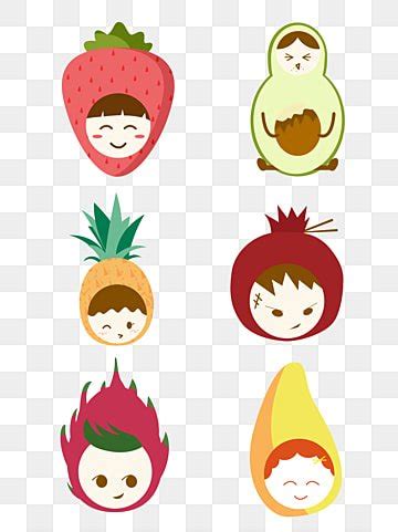 Fruit With Faces Clipart Images | Free Download | PNG Transparent ...