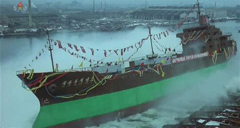 accident derails launch   north korean warship state