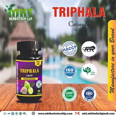 Triphala Capsules At Rs 80 Herbal Capsules In Jaipur Id 2851935395591