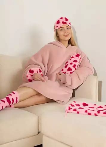 Christmas Cosy Hot Water Bottle Piece Gift Set Bonprix