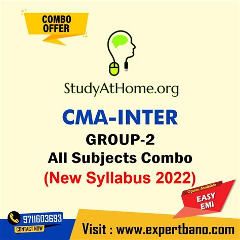 CMA Inter Group II All Subjects Combo By Study At Home New 11 09 2022