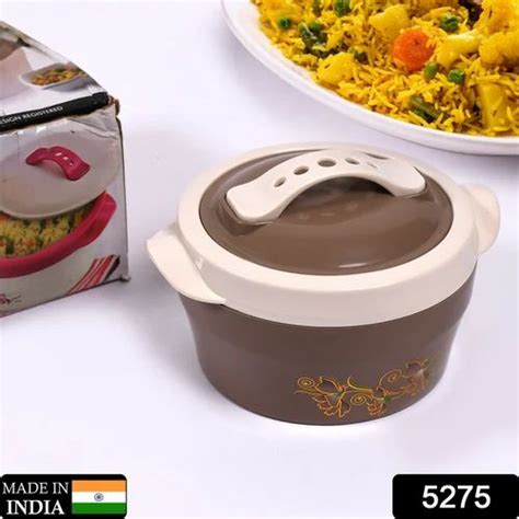 Plaza Insulated Hot Pot Inner Stainless Steel Casserole With Lid Ml At