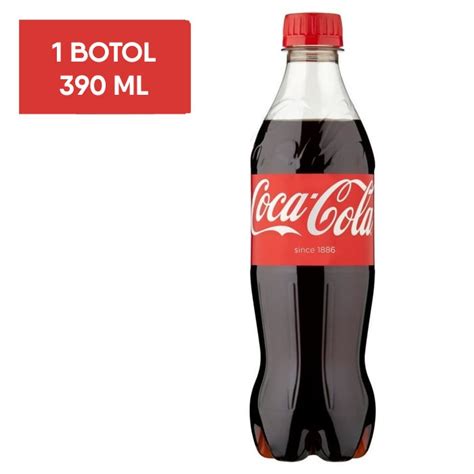 Coca Cola Coca Cola Coke Bottle Rasa Asli Kurang Kalori 390ml Shopee