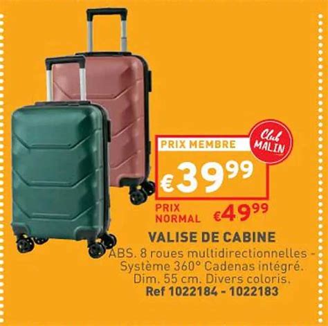 Promo Valise De Cabine Chez Trafic Icatalogue Fr