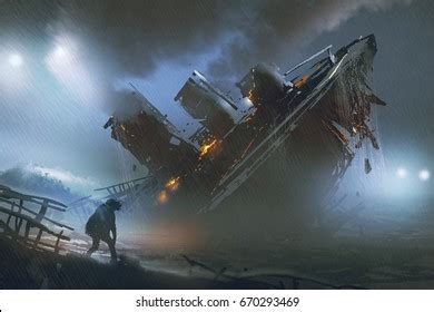 1,174 Ship Sinking Storm Images, Stock Photos & Vectors | Shutterstock