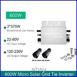 Solar Grid Tie Inverter W Mppt Dc V Ac V Wifi Pure Sine Wave