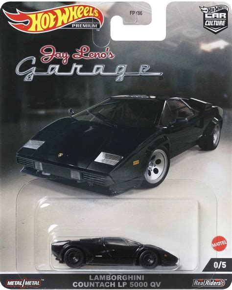 HOT WHEELS LAMBORGHINI COUNTACH LP QV BLACK CHASE JAY LENO S GARAGE