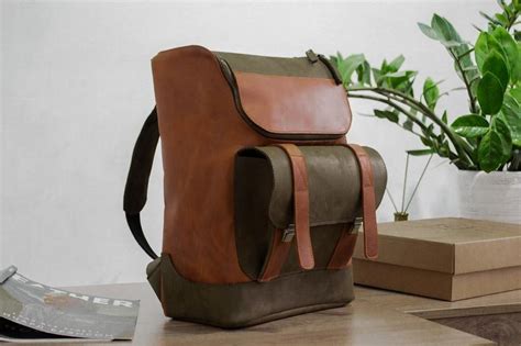 Кожаный мужской рюкзак, офисный кожаный рюкзак ручной работы — ціна ...