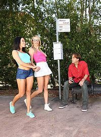 Bus Stop Lust Photos Megan Rain Blake Eden MILF Fox