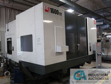 Group Of Lots 162 163 Haas Model Ec 1600yzt Cnc Horizontal Machining Center Sn 2053962