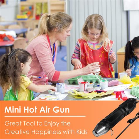 Sticque Mini Heat Gun Portable Handheld Hot Air Gun New Version Electric W Heat Tools For
