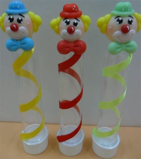 A Arte de Educar: Lembrancinhas Dia do Circo em EVA com palhaço e balas ...