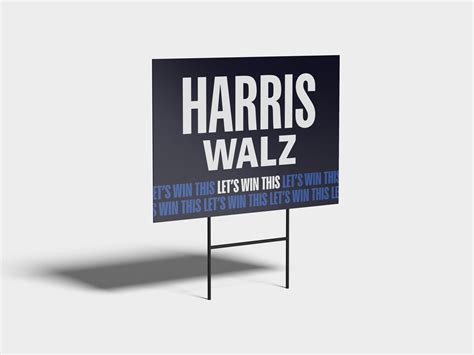 Harris Walz – Yard Sign #10 – VoterBiz Signs