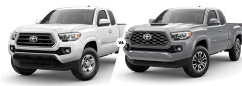 Compare the 2022 Toyota Tacoma SR5 vs. TRD Sport Trim Levels with Berge ...