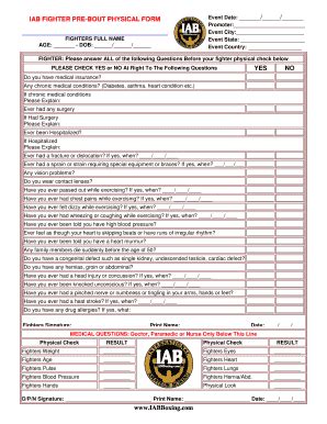 Fillable Online Iab Physical Form Fax Email Print Pdffiller