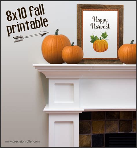 Fun Happy Harvest Fall 8x10 Printable Precision Printables