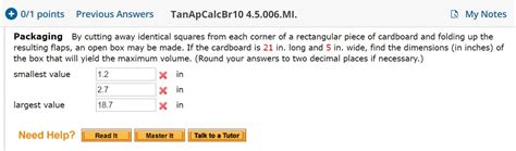 Solved 0 1 Points Previous Answers TanApCalcBr10 Chegg