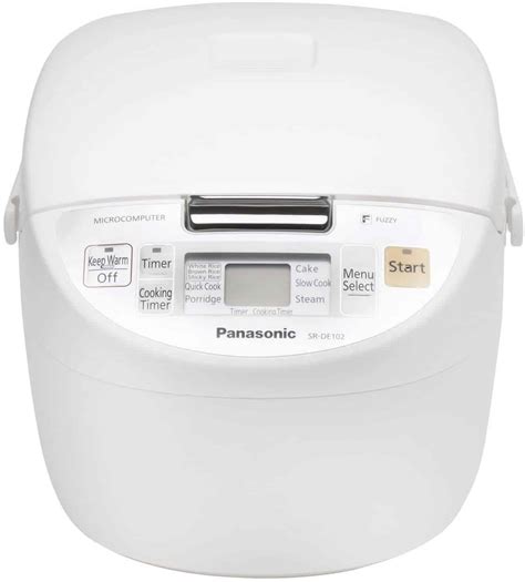 Panasonic Fuzzy Logic Rice Cooker SR DE102 Review We Know Rice